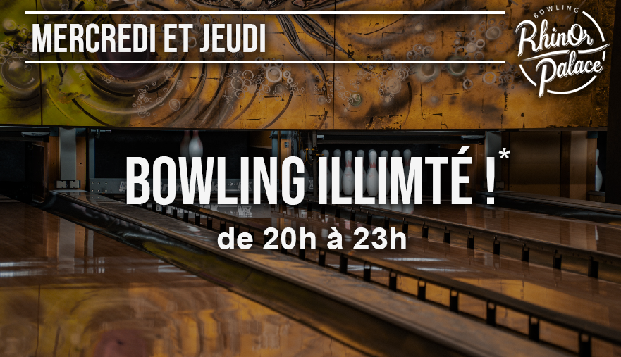 Bowling illimité septembre 2024